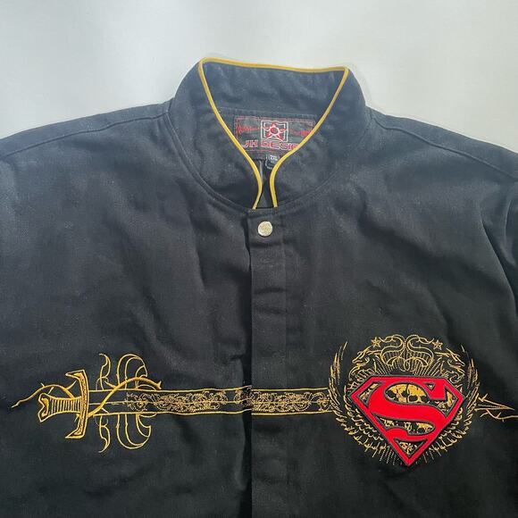 DC Comics JH Design Superman Honor Trust Justice Dragon Hamilton Racing Jacket - Picture 2 of 9